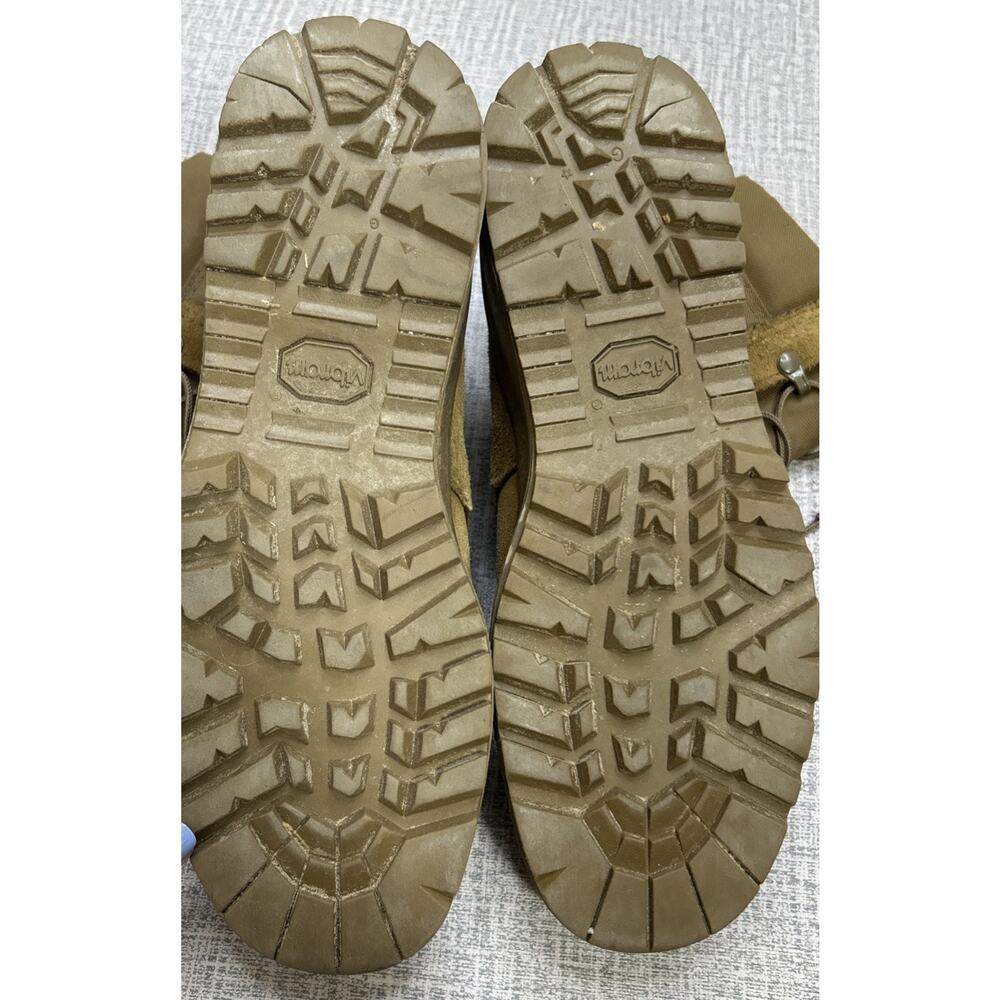 Vibram Military Boots/Tan Hot Weather Army Combat Size 10R - Picture 5 of 6